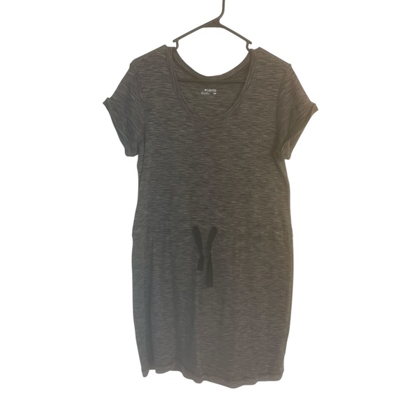 Columbia Dresses & Skirts - Columbia Sportswear Dress Drawstring Waist Casual Athleisure Gray‎ M
